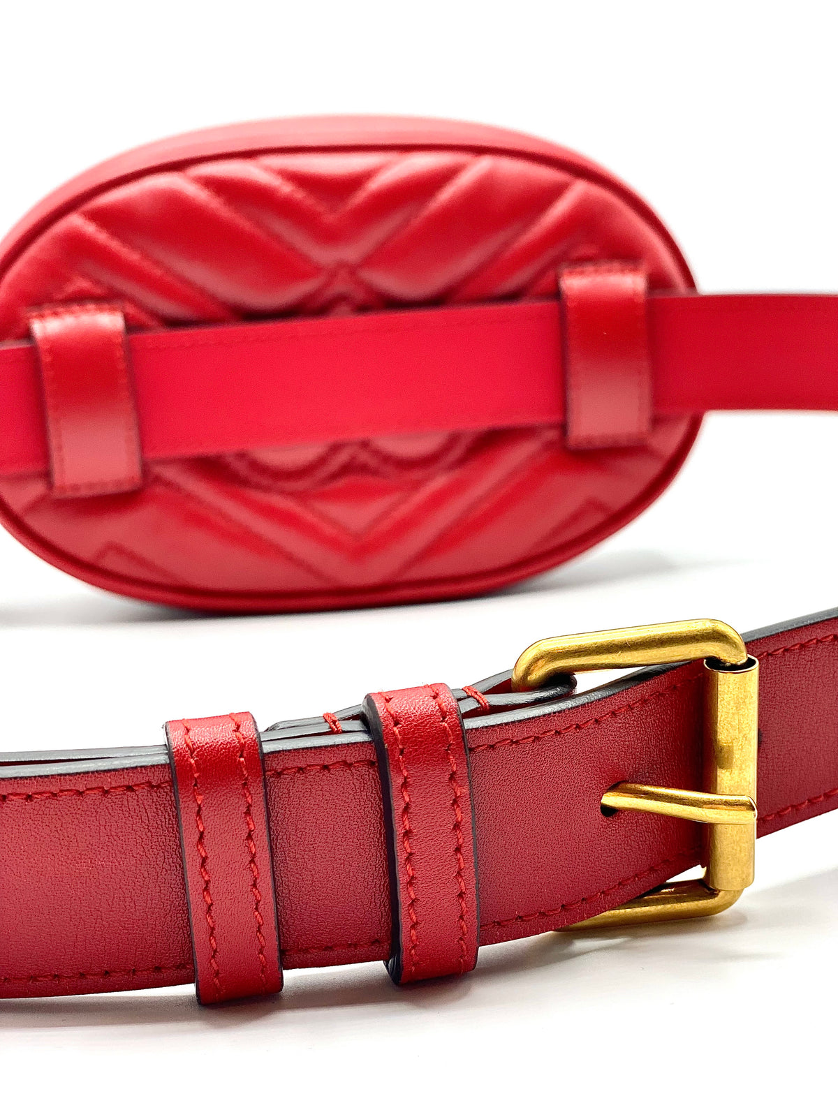 GUCCI | Marmont Red Belt Bag