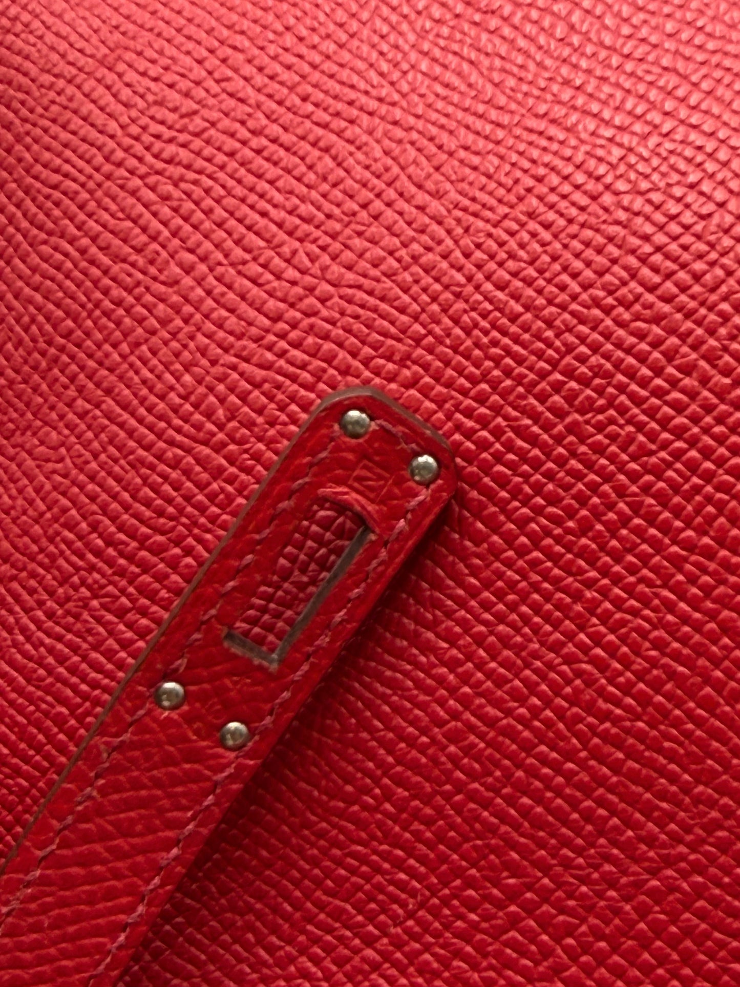 HERMES | Birkin 25 Red Epson Leather