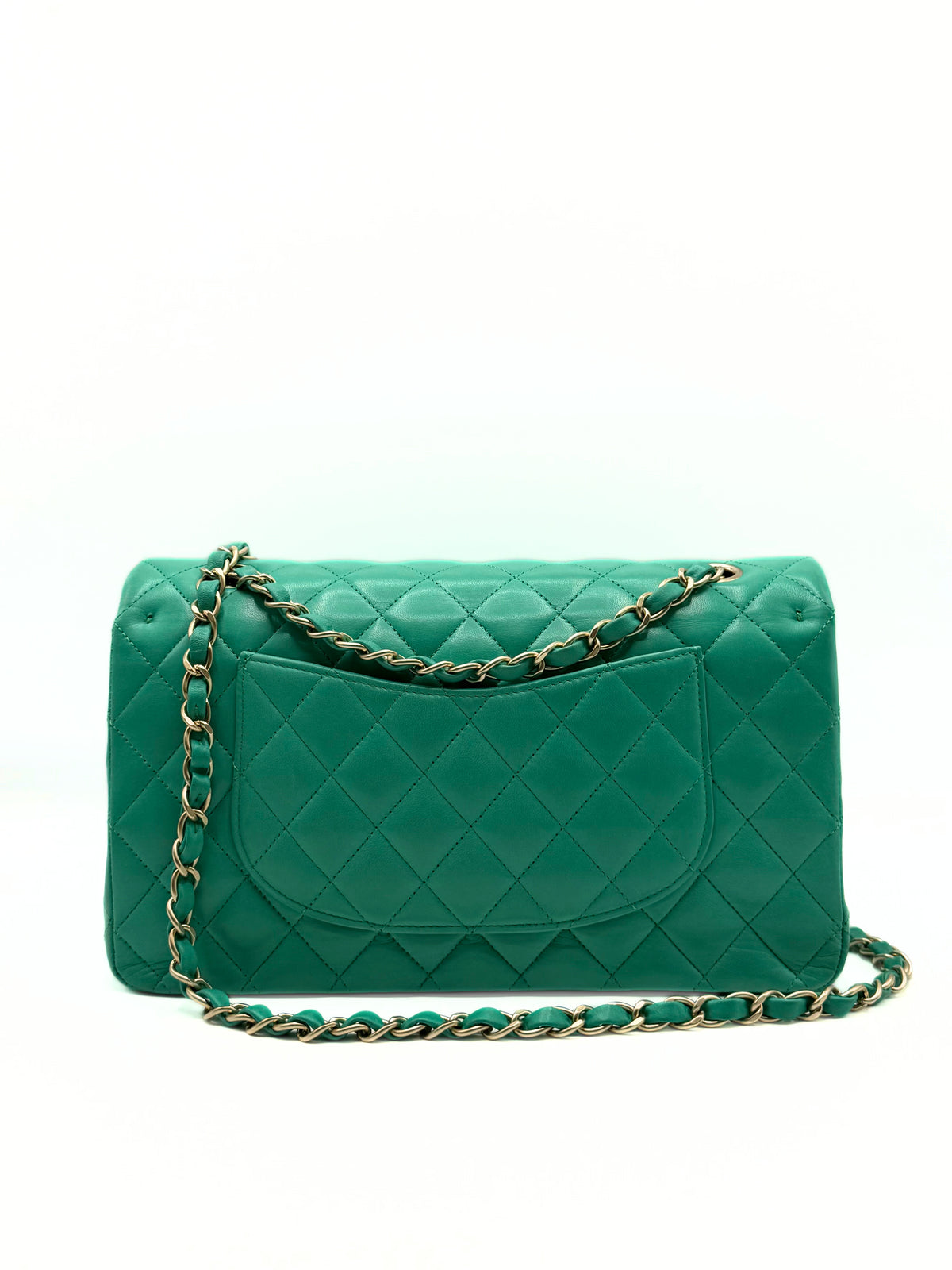 CHANEL | Timeless Double Flap Vivid Green