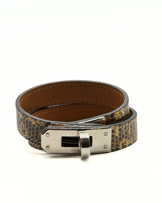 HERMES | Kelly Double Tour Bracelet Lizard Leather