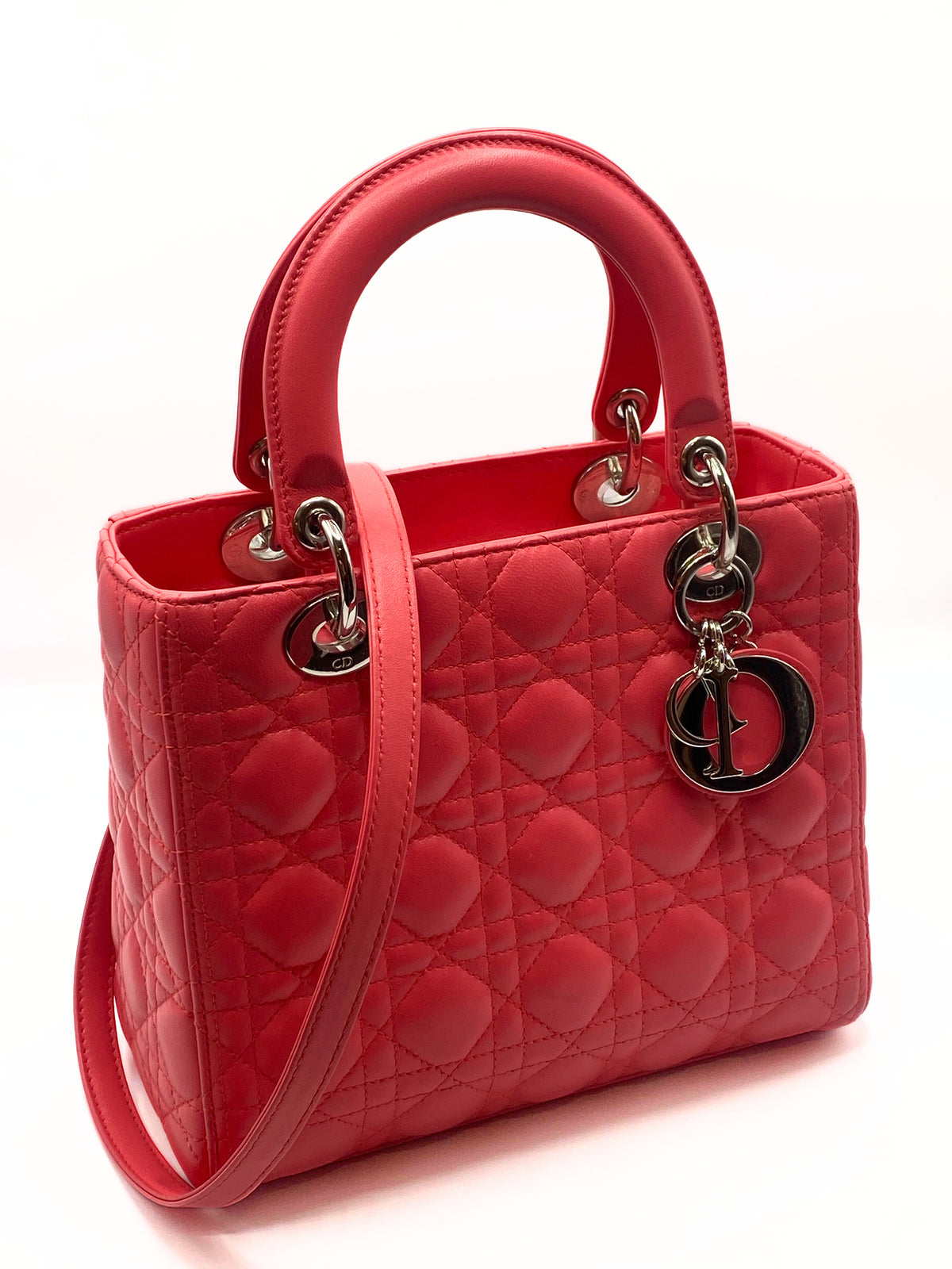 DIOR | Lady Medium Pink Cannage