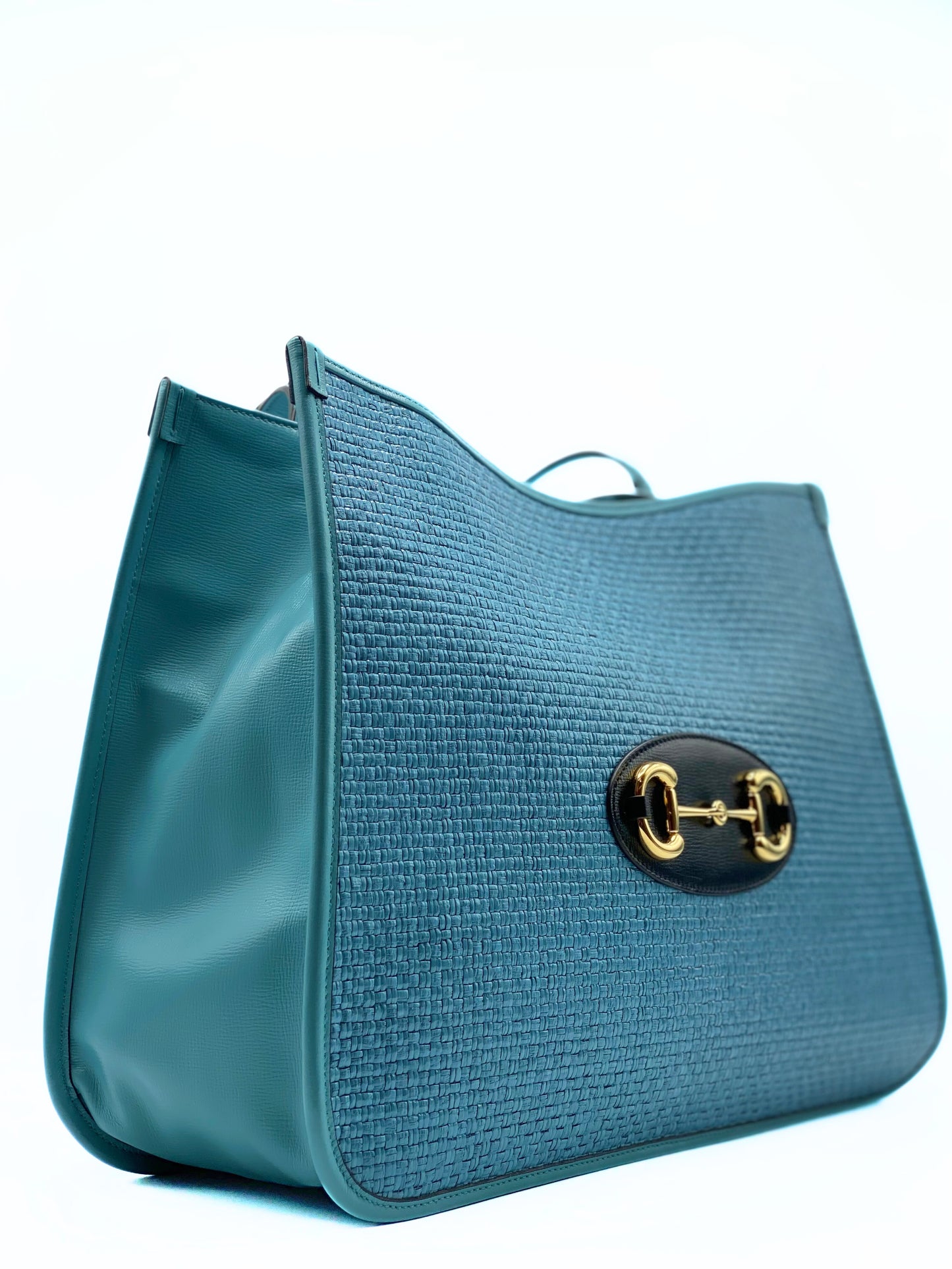 GUCCI | Horsebit 1955 Shopper in Rafia