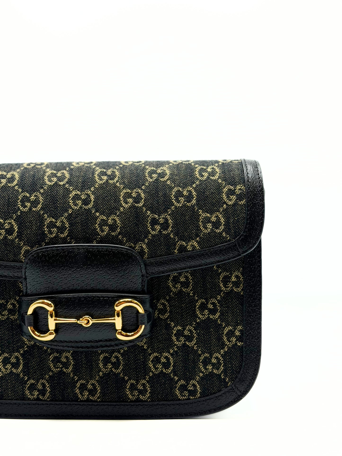 GUCCI | Horsebit 1955 Denim Jacquard