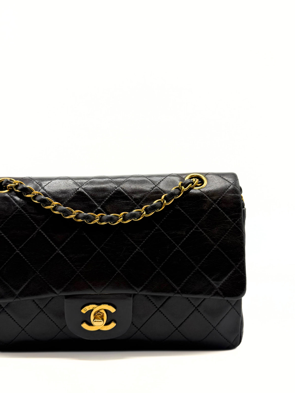 CHANEL | Timeless 2.5 Double Flap Vintage Black