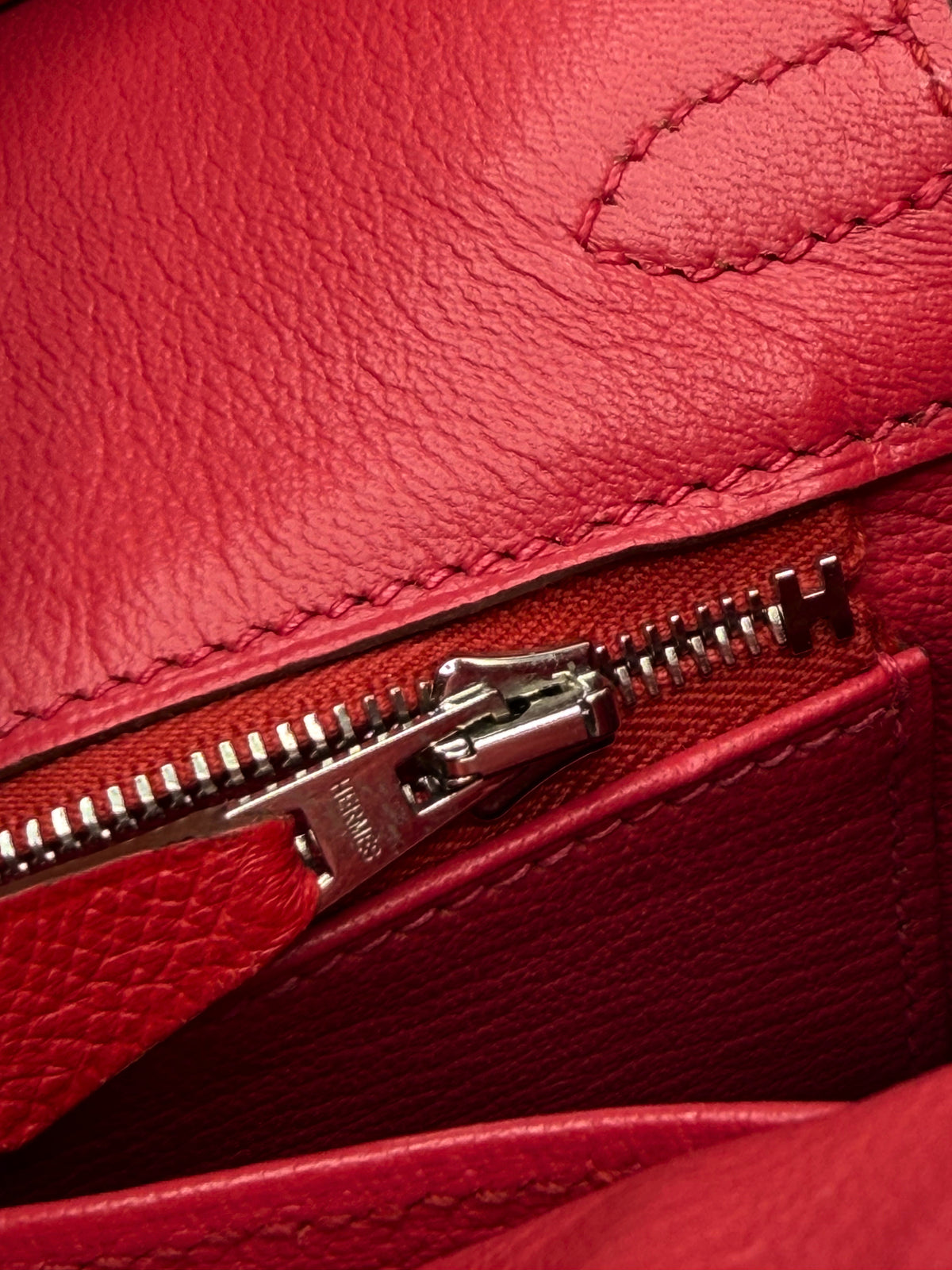 HERMES | Birkin 25 Red Epson Leather