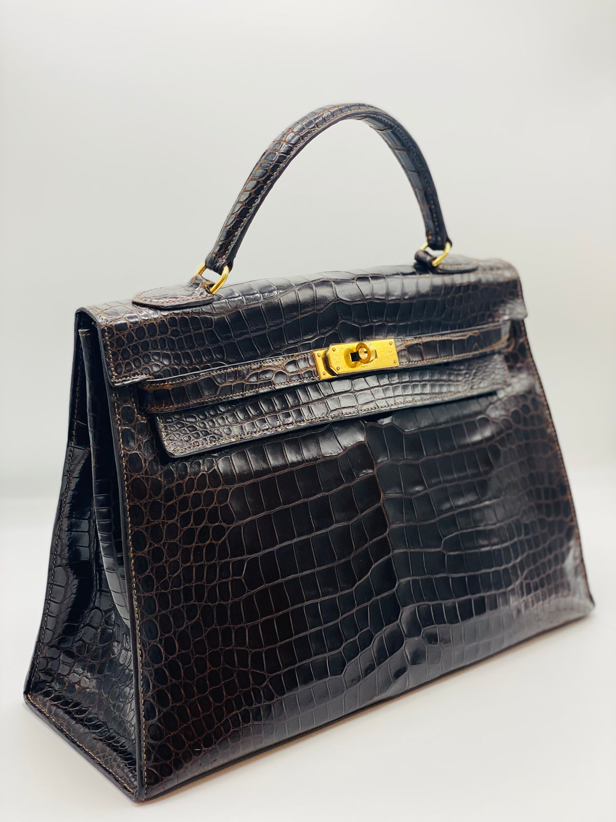 HERMES | Kelly 28 Crocodile Leather