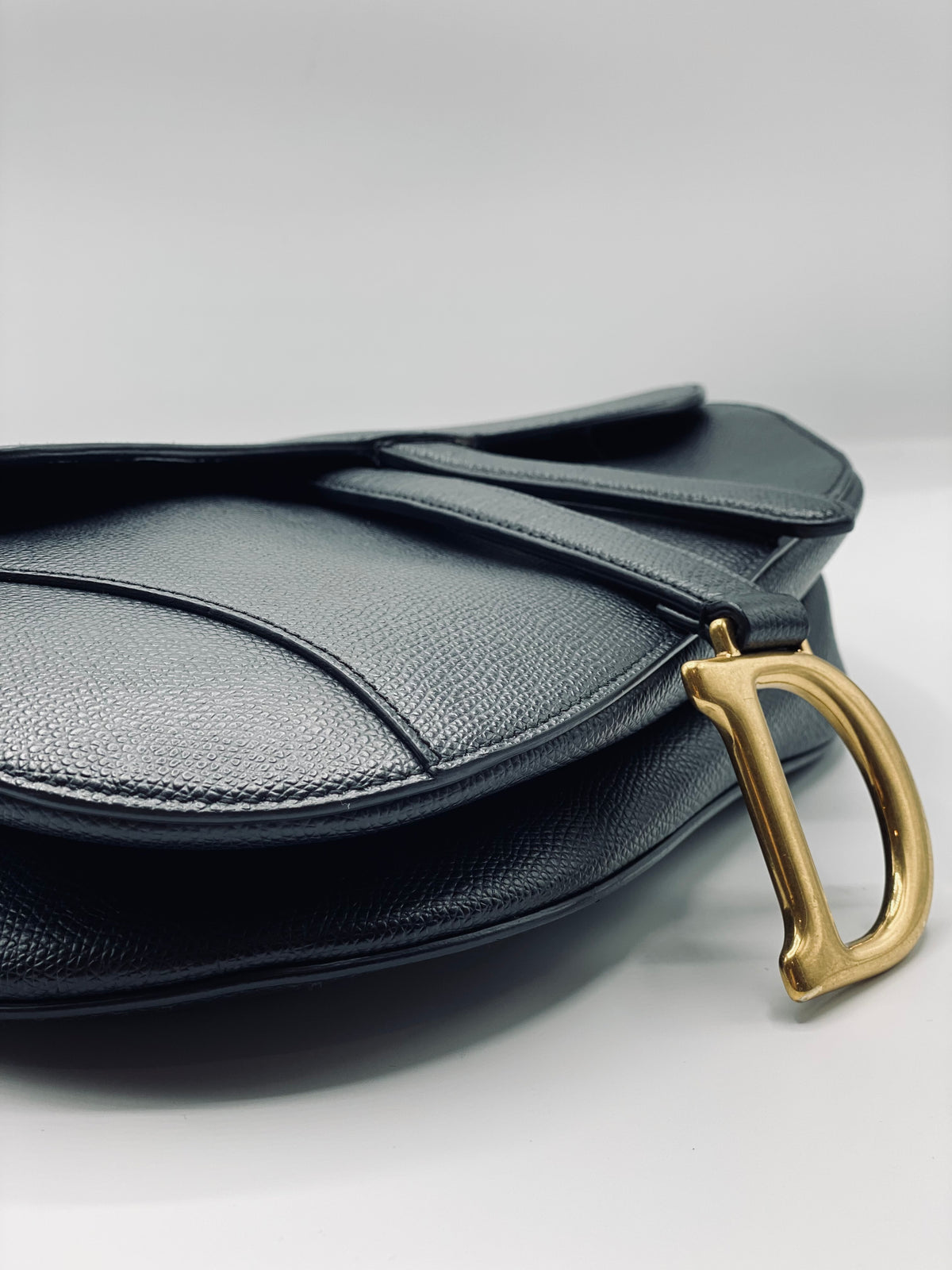 DIOR | Saddle Bag  Black Grained Calfskin