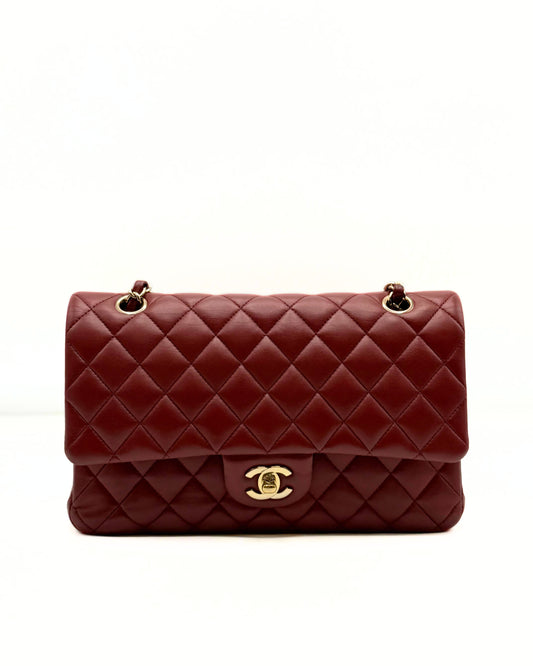 CHANEL | Classic Medium Double Flap Burgundy