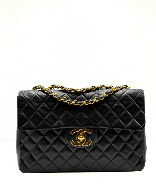 CHANEL | Vintage Maxi XL Jumbo Classic Single Flap Bag