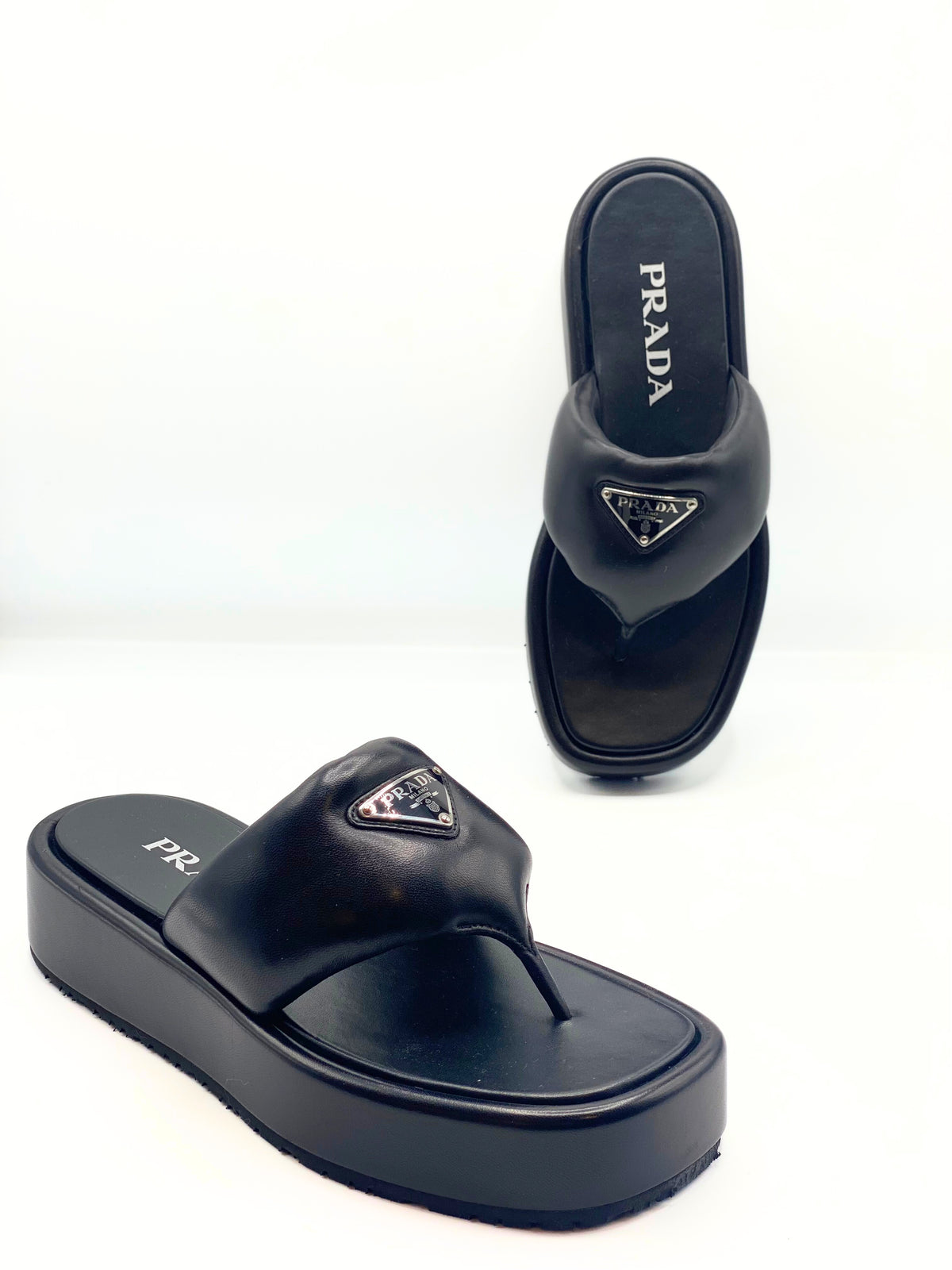 PRADA | Platform Sandals Black