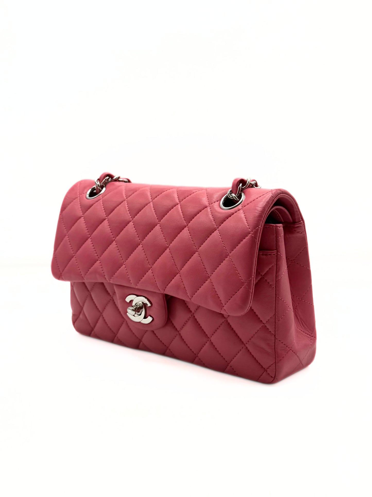 CHANEL | Classic Small Double Flap Raspberry Pink
