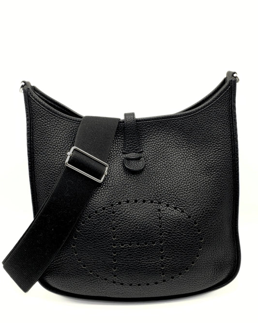 HERMES | Evelyne 29 Black Clemence