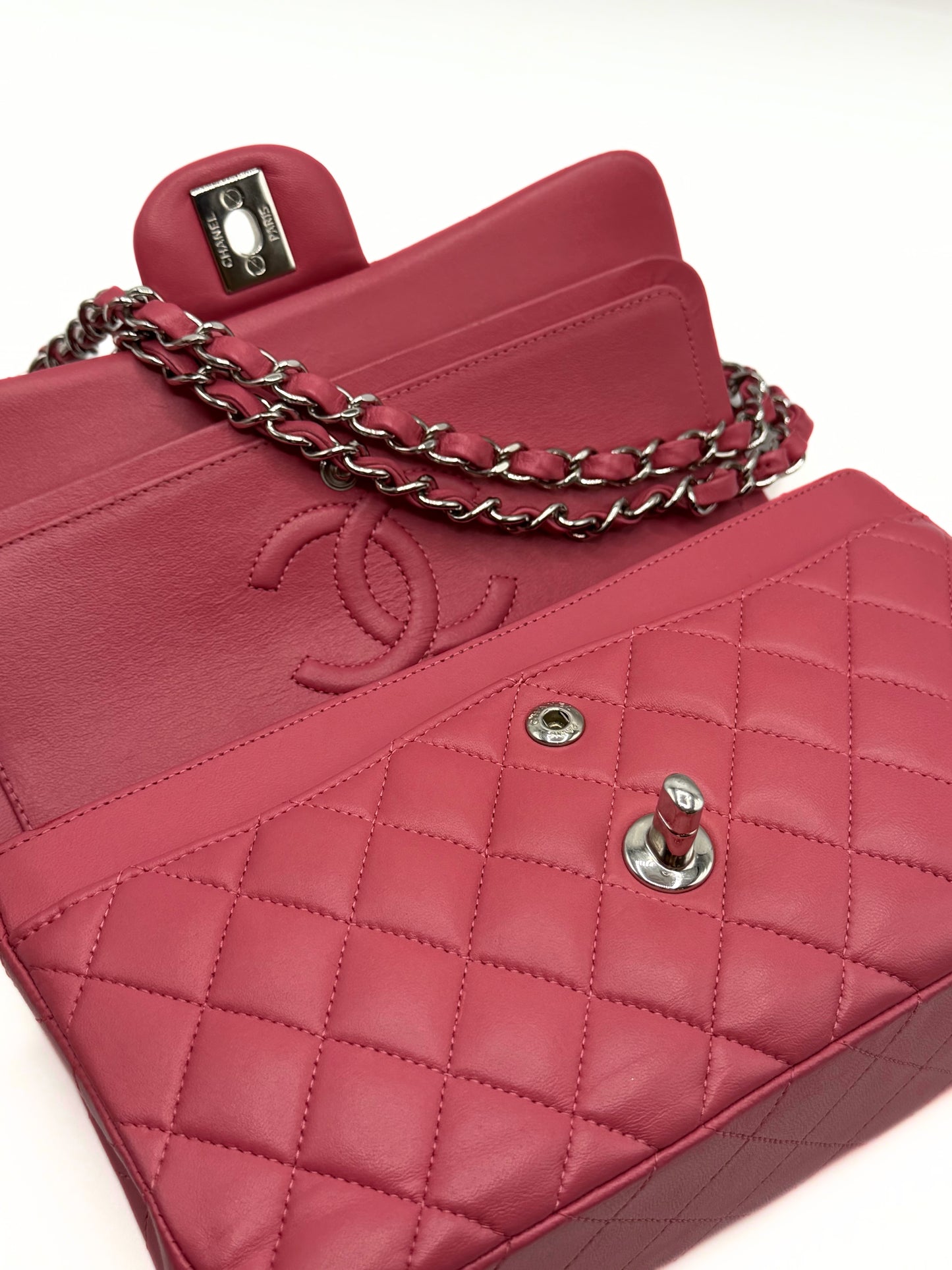 CHANEL | Classic Small Double Flap Raspberry Pink
