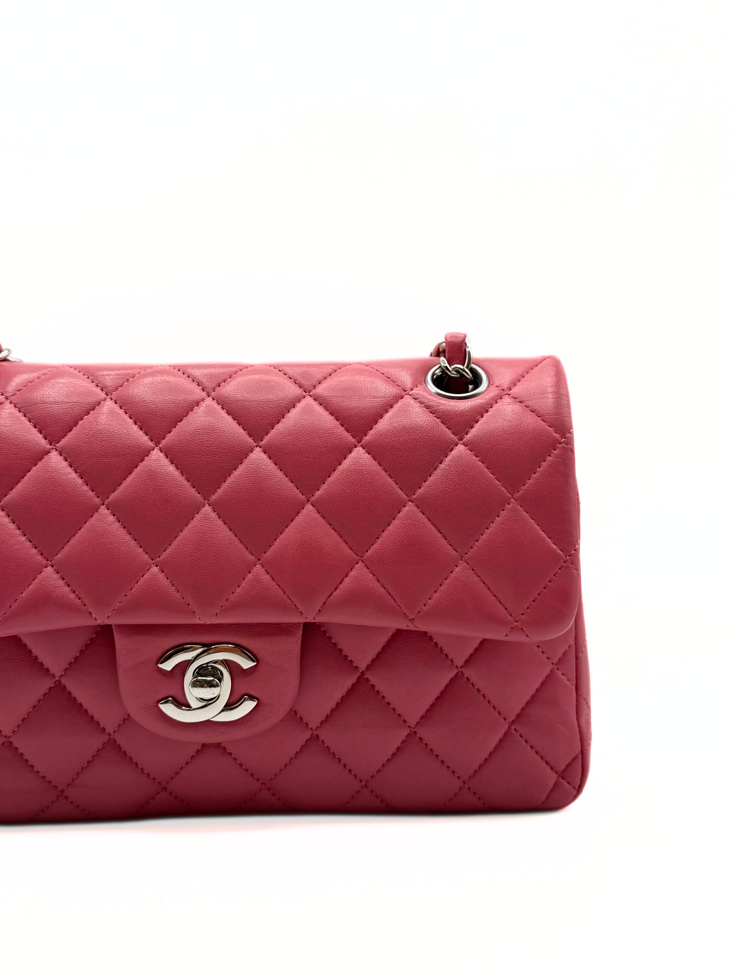CHANEL | Classic Small Double Flap Raspberry Pink
