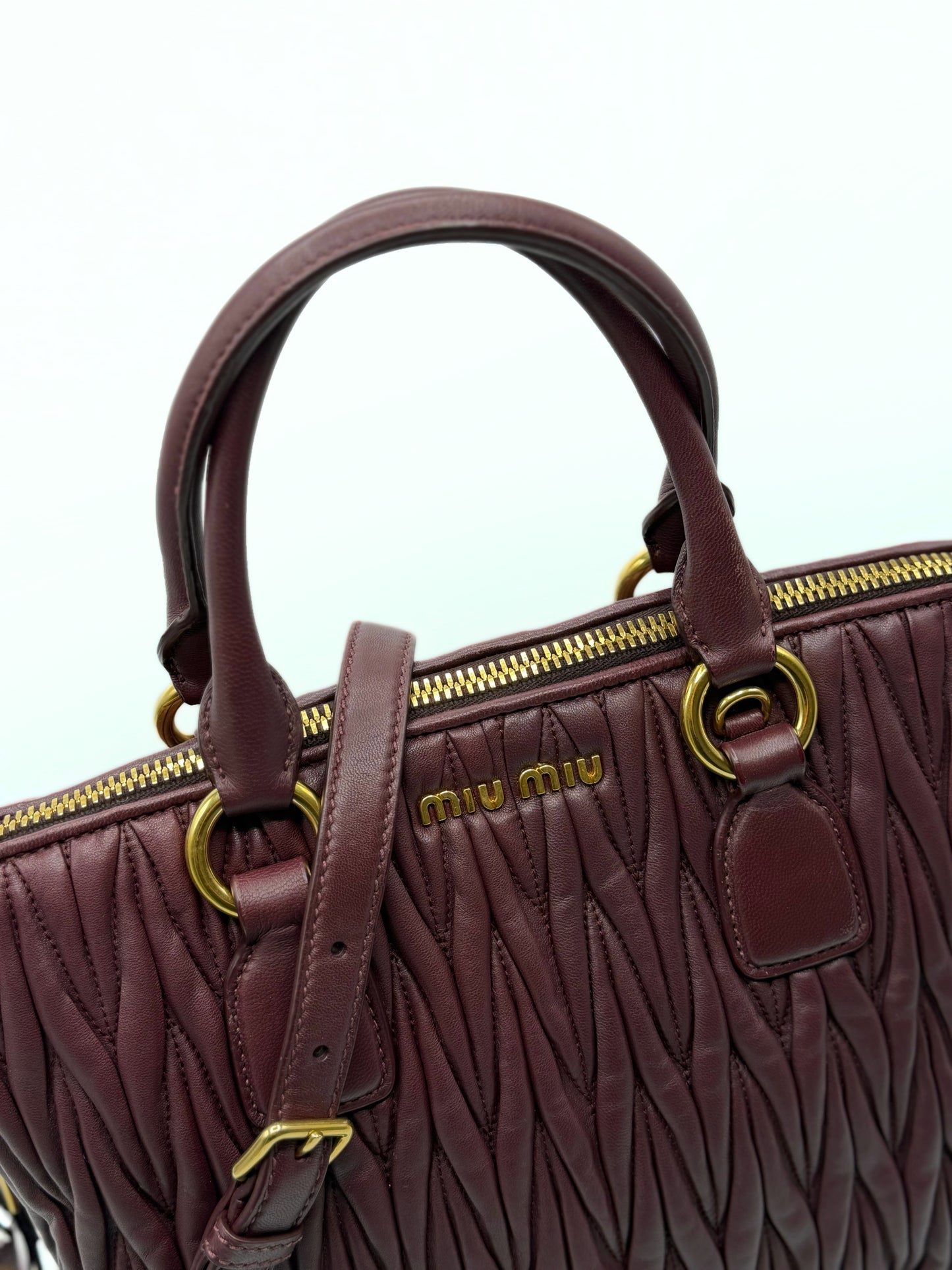 MIU MIU | Matelassé Shopper Bag