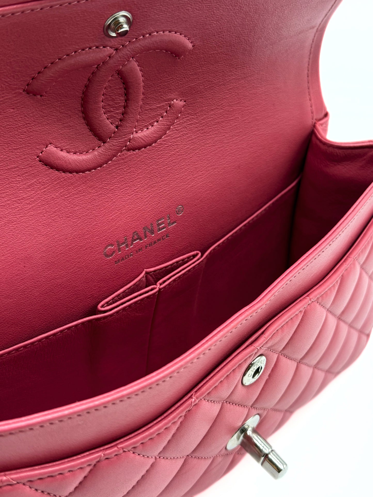 CHANEL | Classic Small Double Flap Raspberry Pink