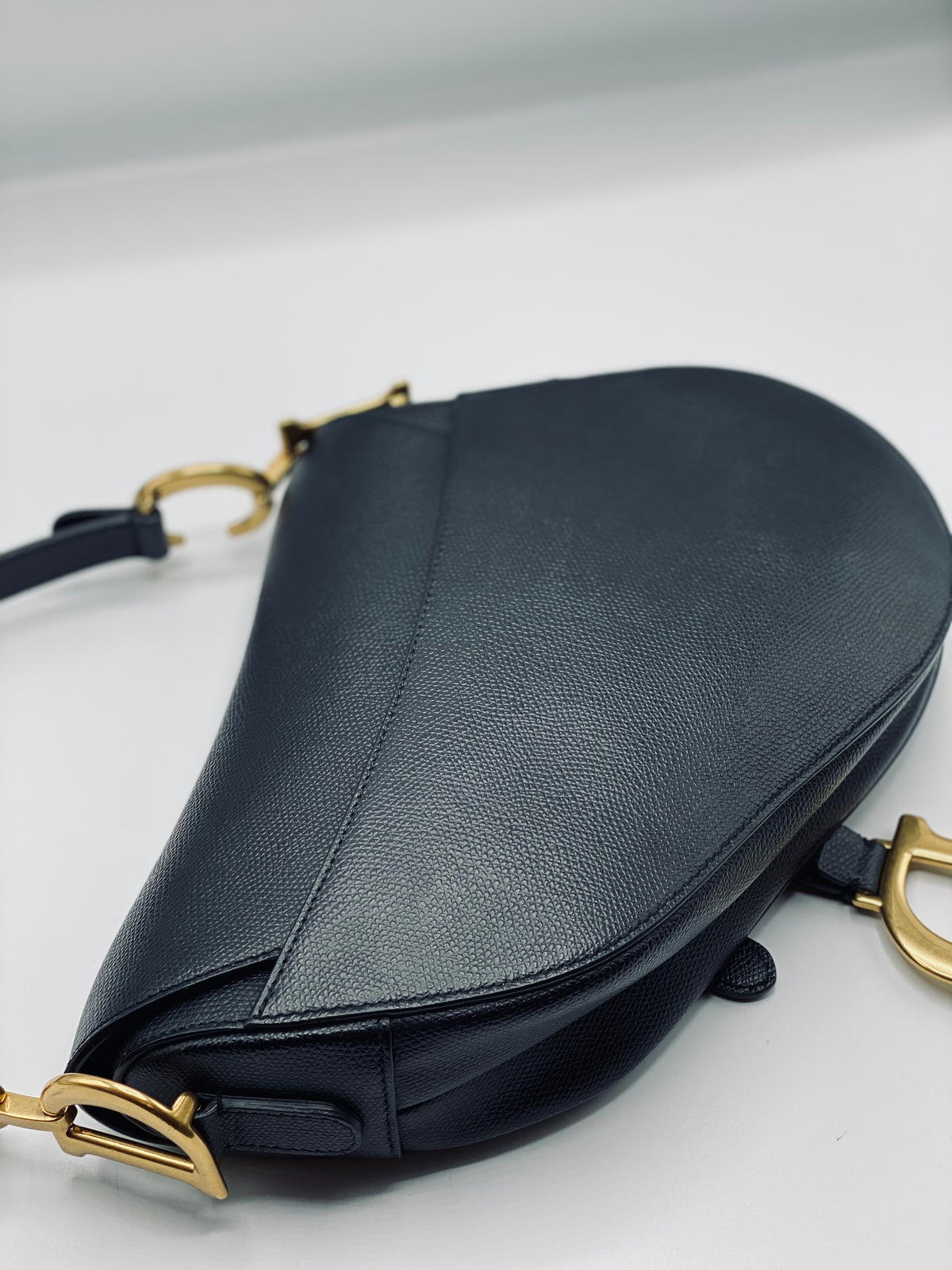 DIOR | Saddle Bag  Black Grained Calfskin