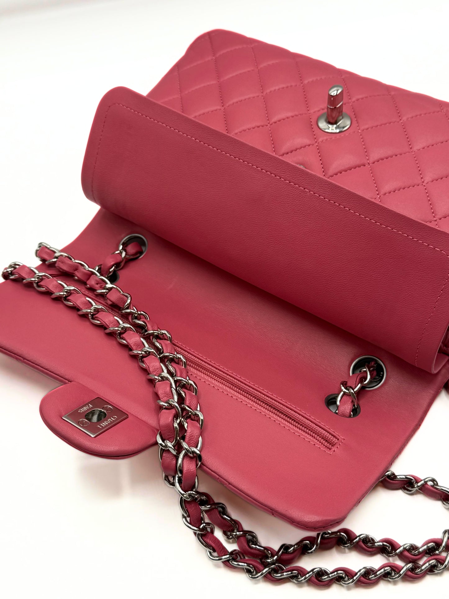 CHANEL | Classic Small Double Flap Raspberry Pink