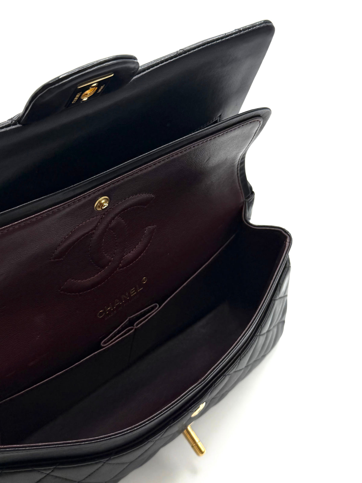 CHANEL | Timeless 2.5 Black Double Flap
