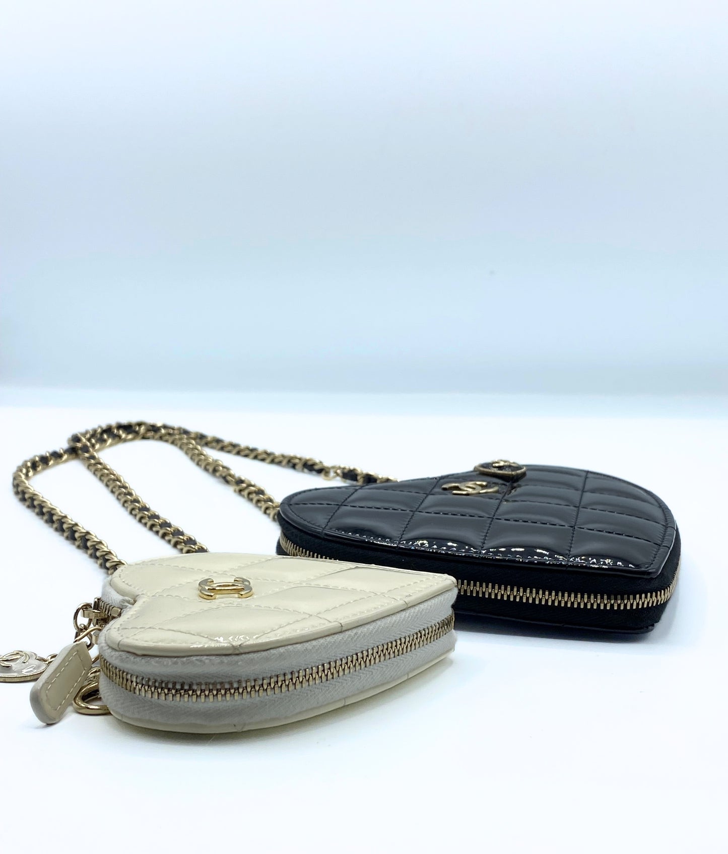 CHANEL | Double Heart Mini Chain Bag