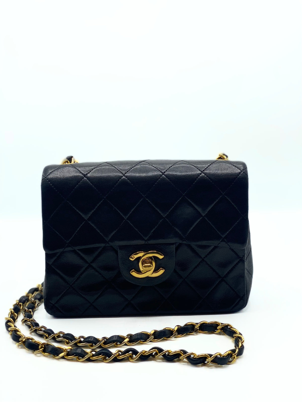 CHANEL | Mini Square Midnight Blu Vintage