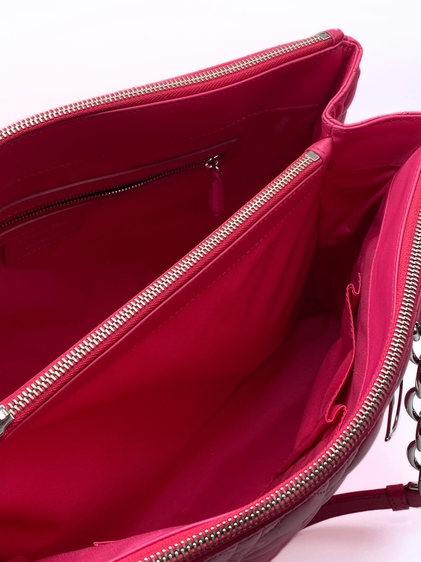 DIOR | Lady Shopper Fuschia Cannage
