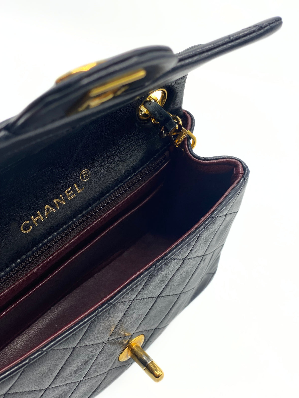 CHANEL | Mini Square Midnight Blu Vintage