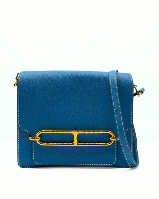 HERMES | Sac Roulis 23 Blue Hydra
