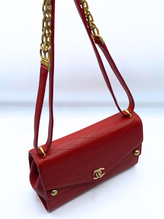 CHANEL | Cruise Flap Chevron Shoulder Bag