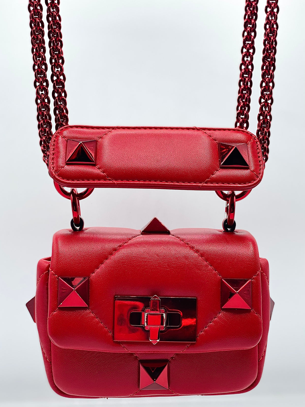 VALENTINO |  Roman Stud Mini Chain Bag