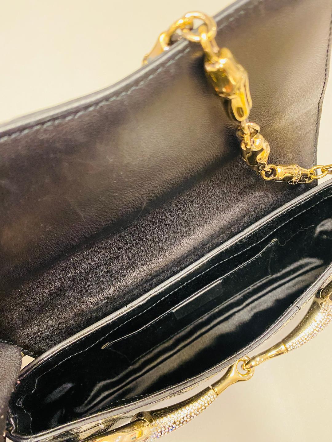 GUCCI | Horsebit Exotic Black Lizard Skin