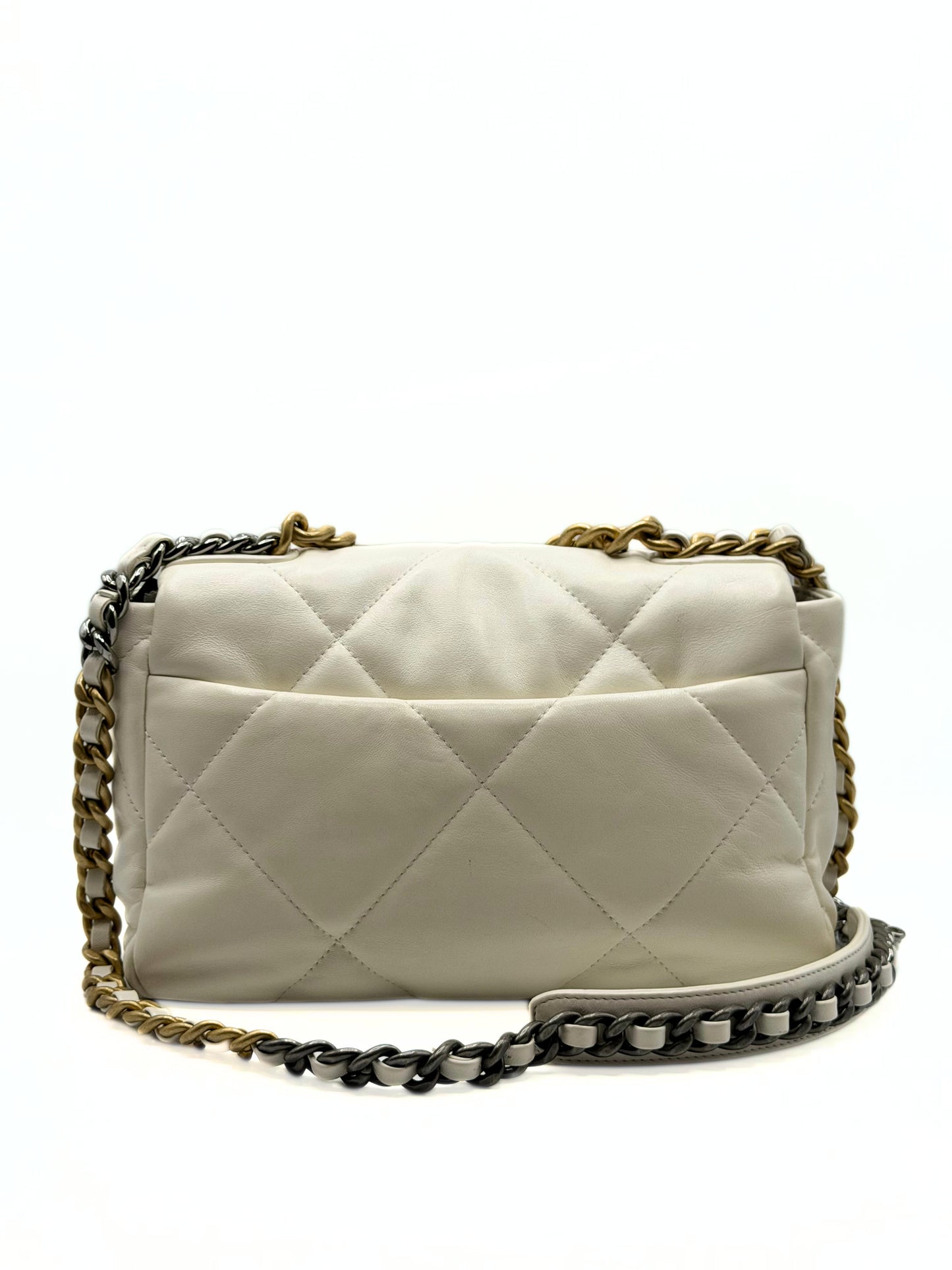 CHANEL | 19 Flap Bag Medium – White