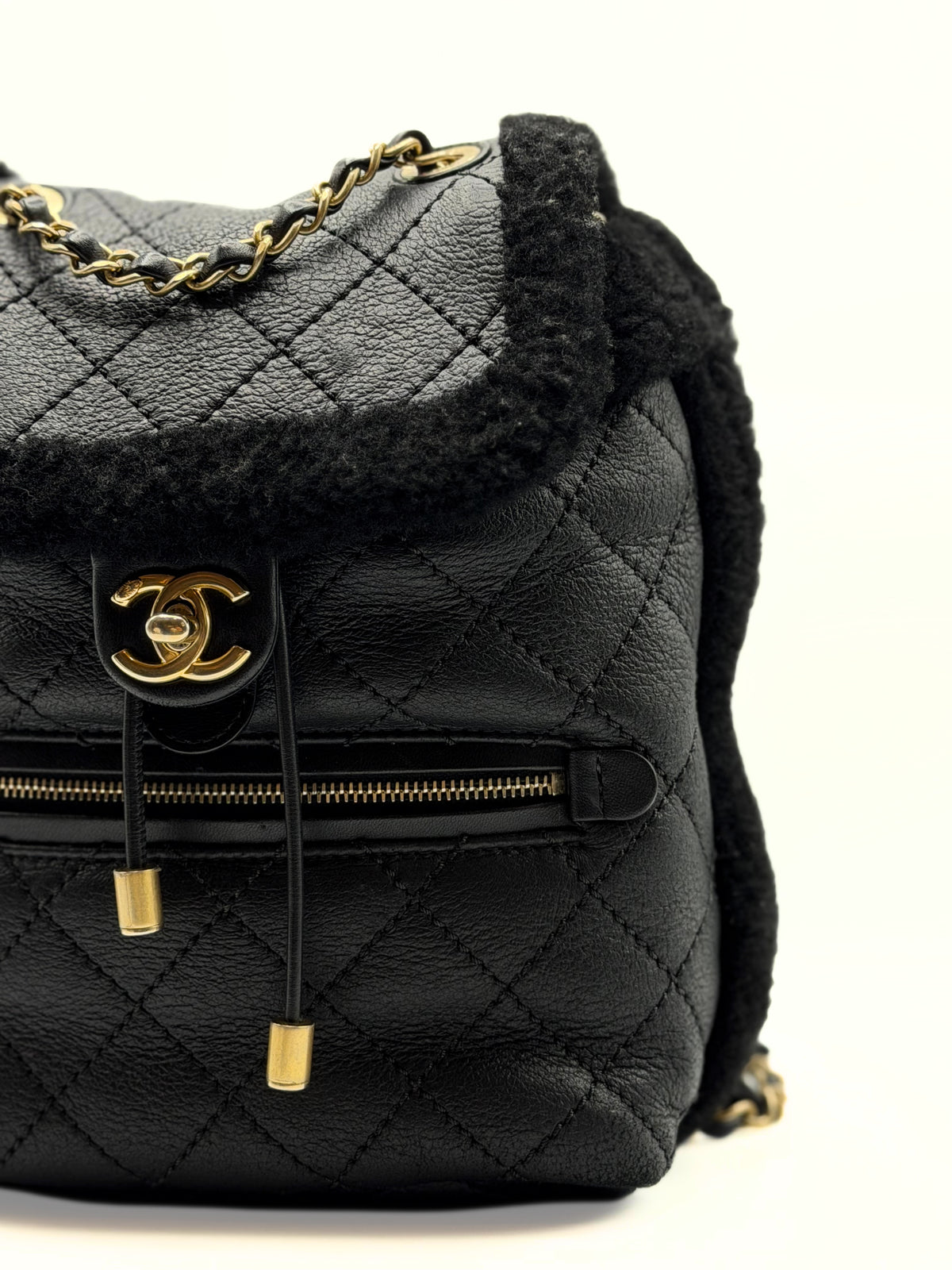 CHANEL | Paris-Hamburg Sherling Backpack