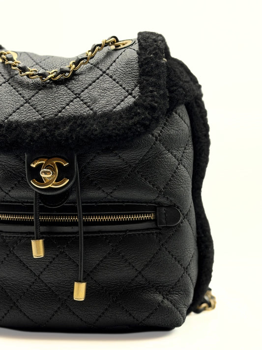 CHANEL | Paris-Hamburg Sherling Backpack