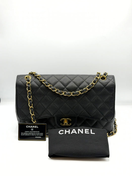 CHANEL | Jumbo Double Flap in Caviar