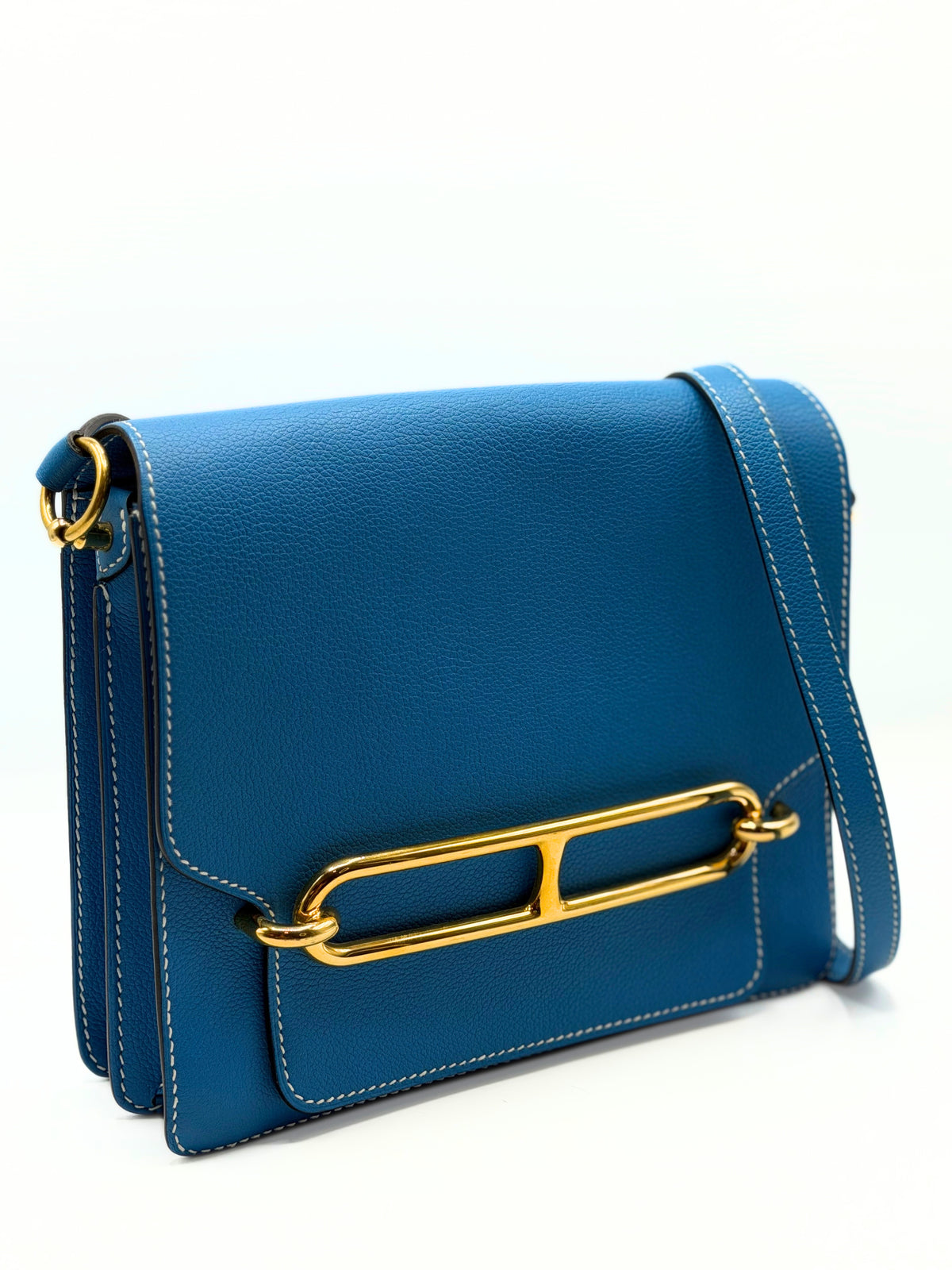 HERMES | Sac Roulis 23 Blue Hydra