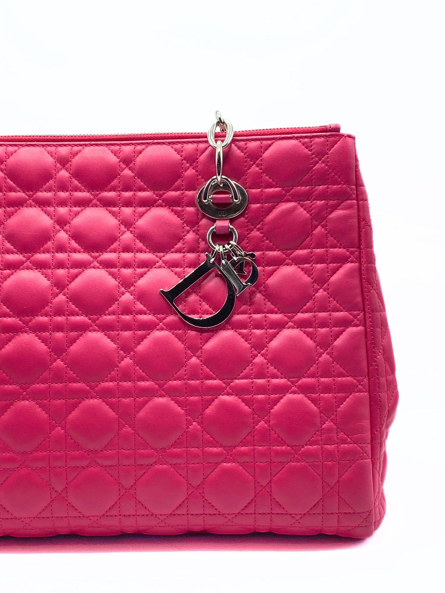 DIOR | Lady Shopper Fuschia Cannage