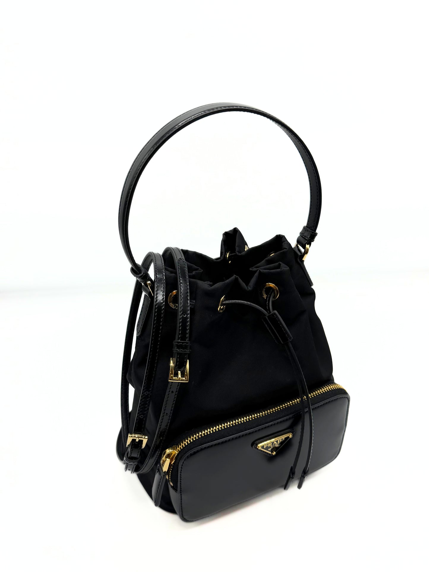 PRADA | Duet Re-Nylon Bucket Bag