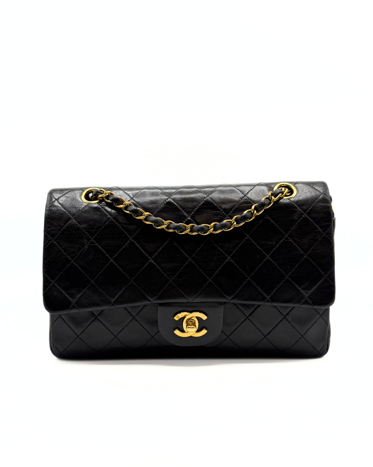 CHANEL | Timeless 2.5 Double Flap Vintage Black