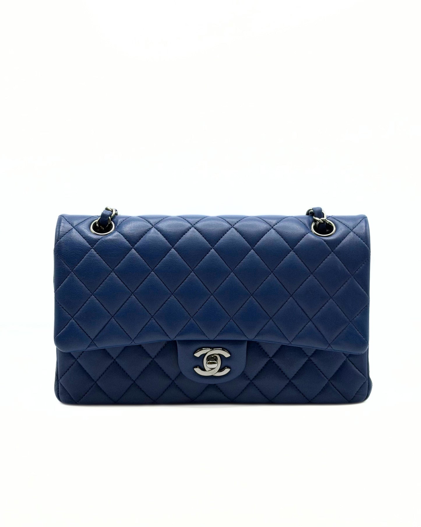 CHANEL | Classic Medium Double Flap Navy Blue