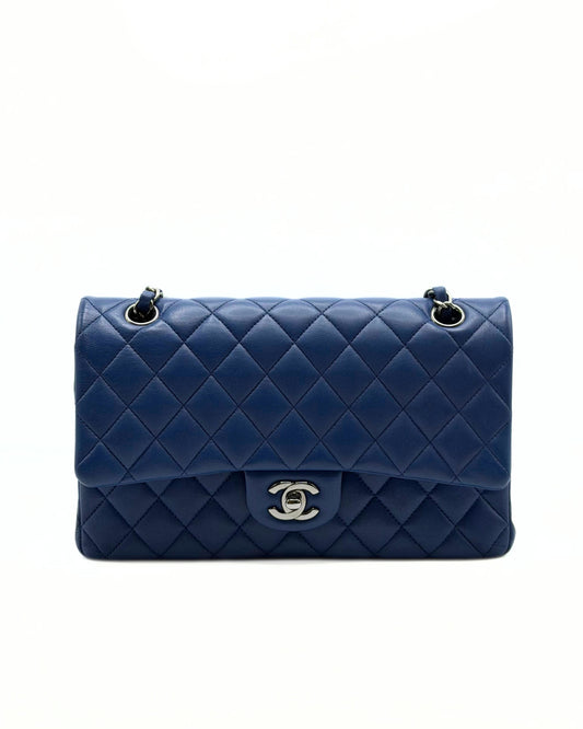 CHANEL | Classic Medium Double Flap Navy Blue