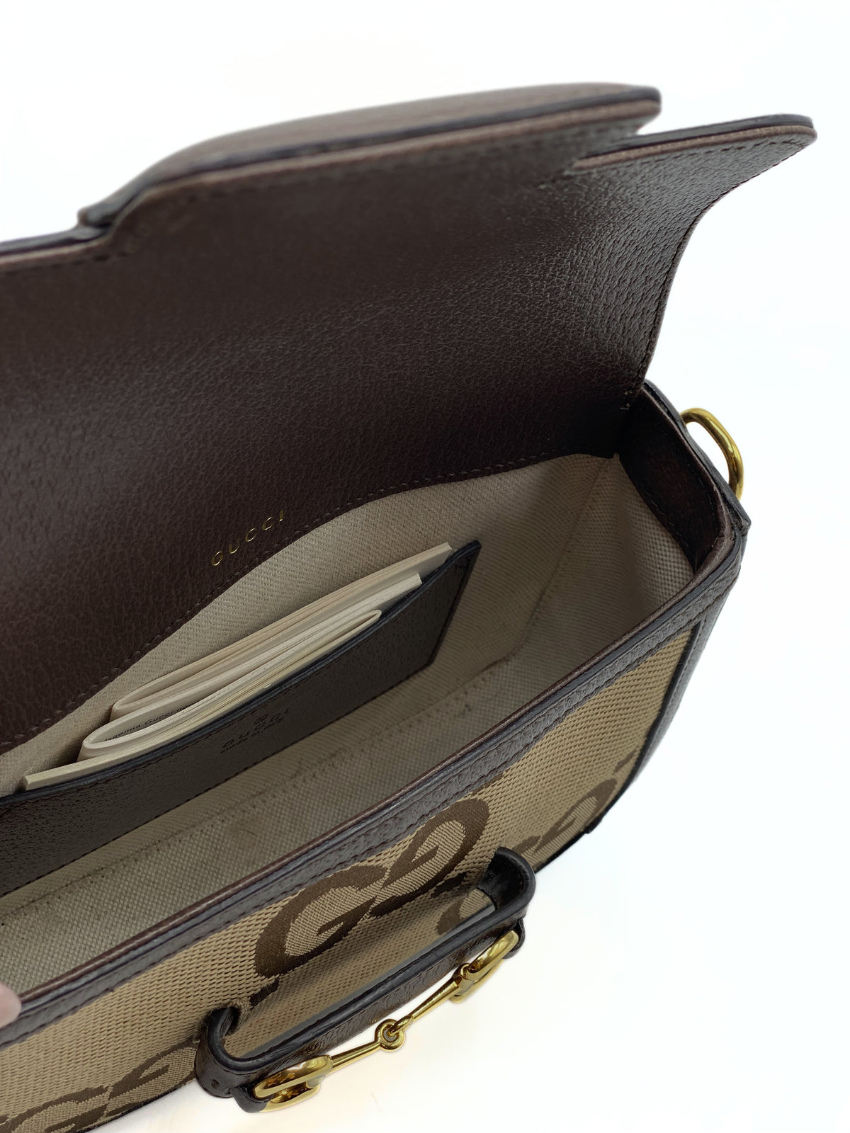 GUCCI | Horsebit 1955 Jumbo Canvas