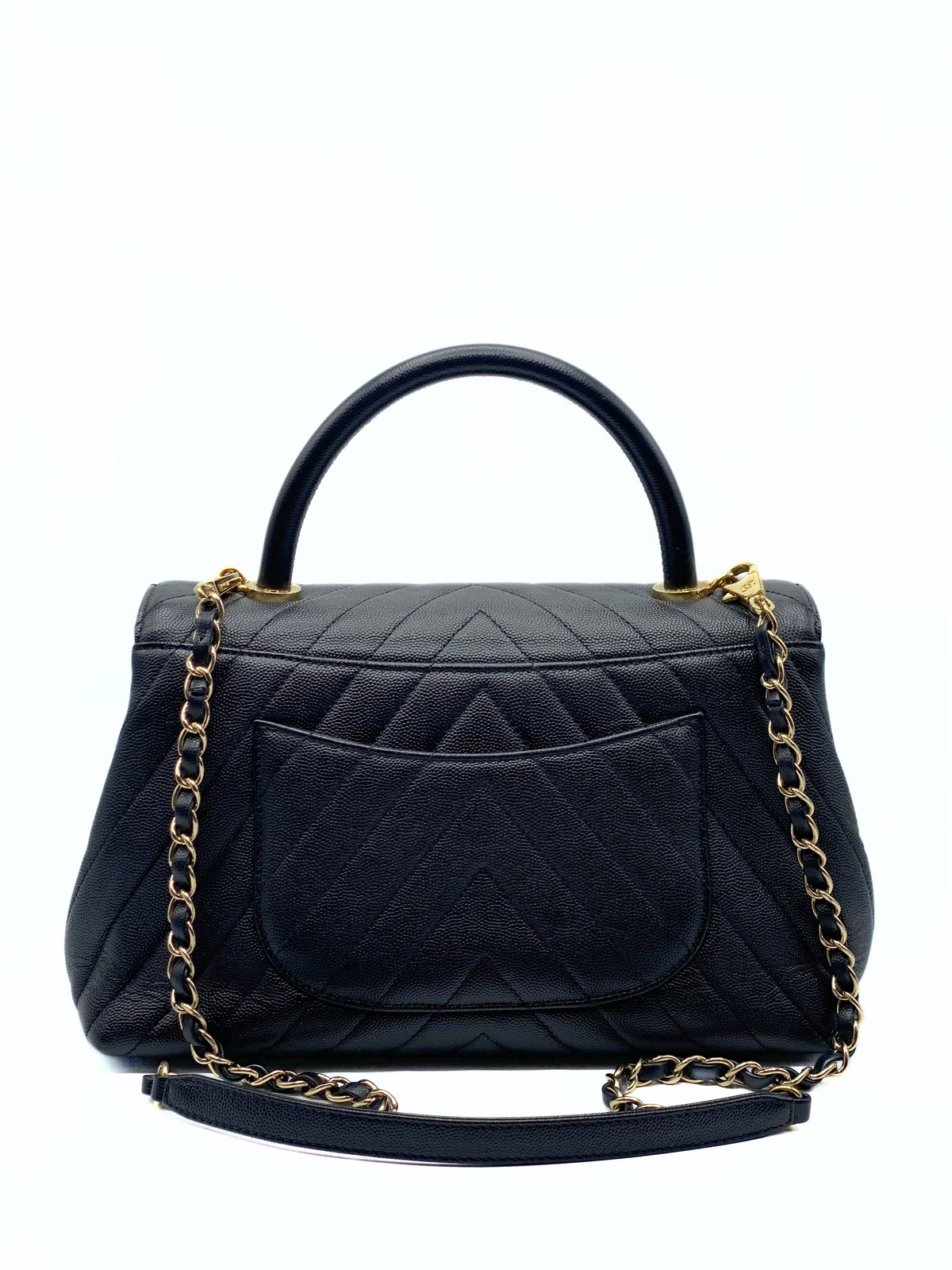 CHANEL | Coco Top Handle Black