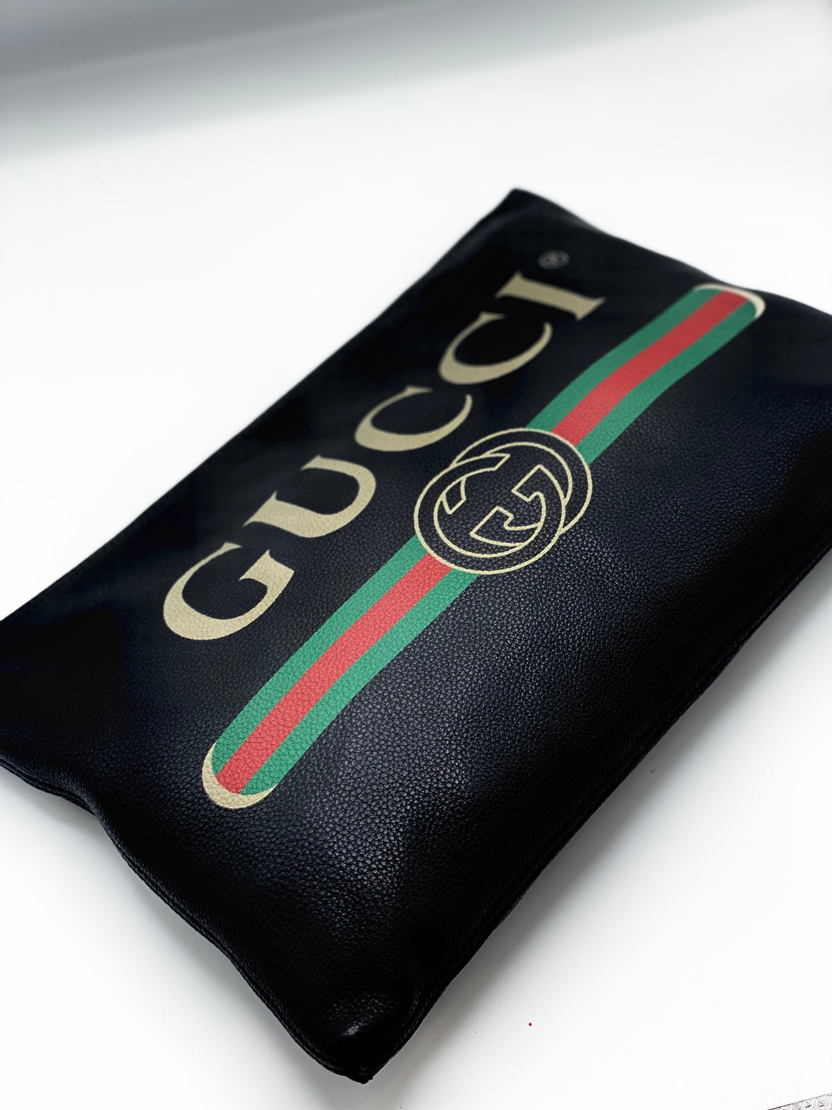 GUCCI | Portfoglio Pouch Web Logo Leather