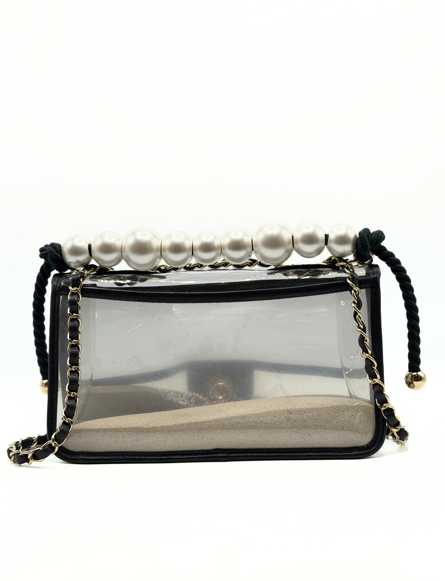 CHANEL | Sand by the Sea Pearl Flap Bag