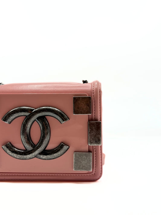 CHANEL | Pink Mini Boy Brick Flap Bag