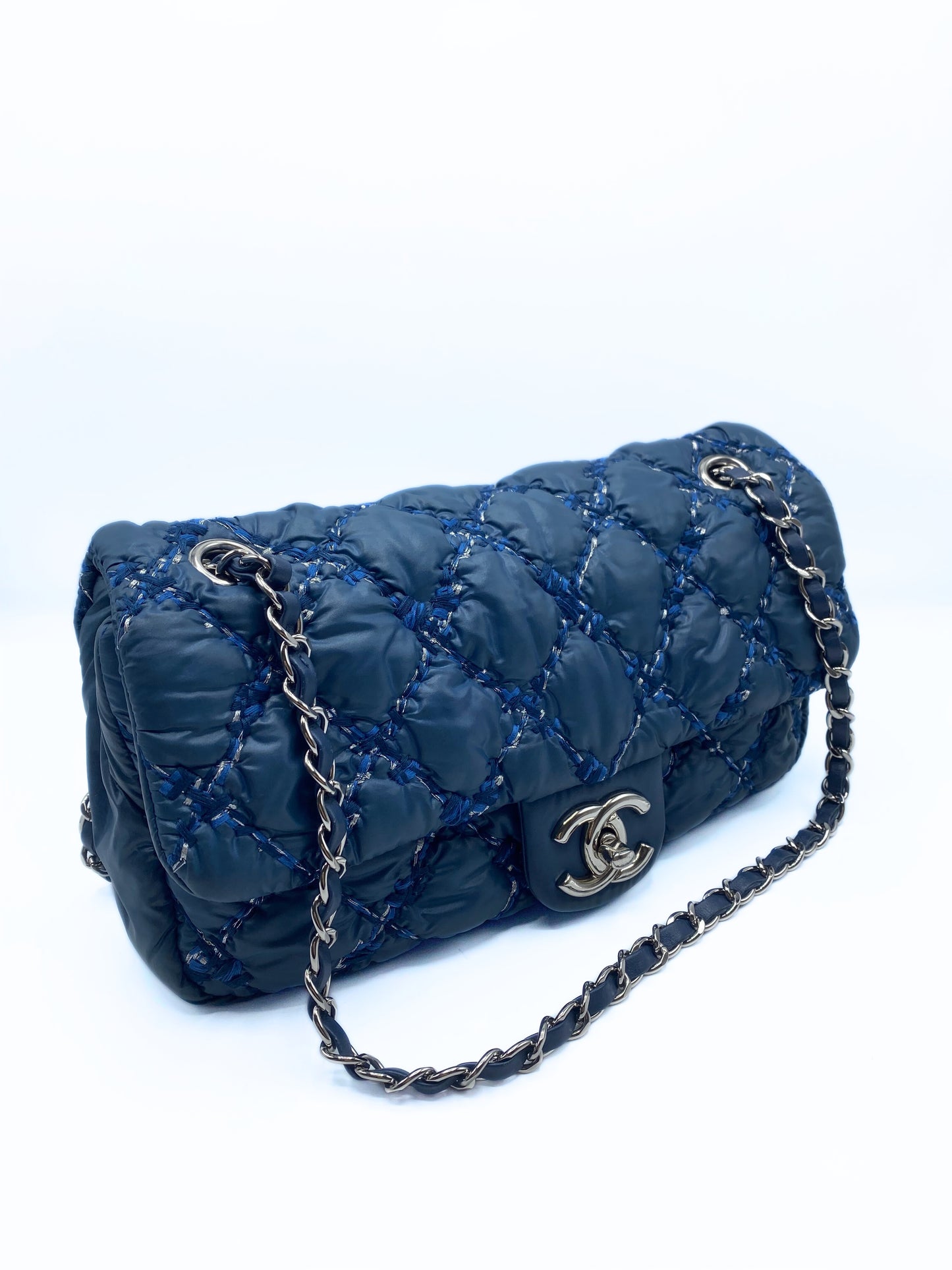 CHANEL | Bubble Tweed Flap Bag