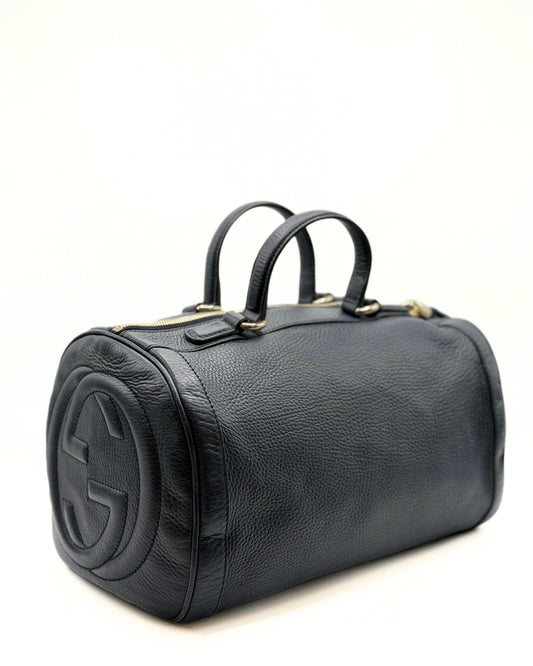 GUCCI | Soho Boston Navy Blue Bag