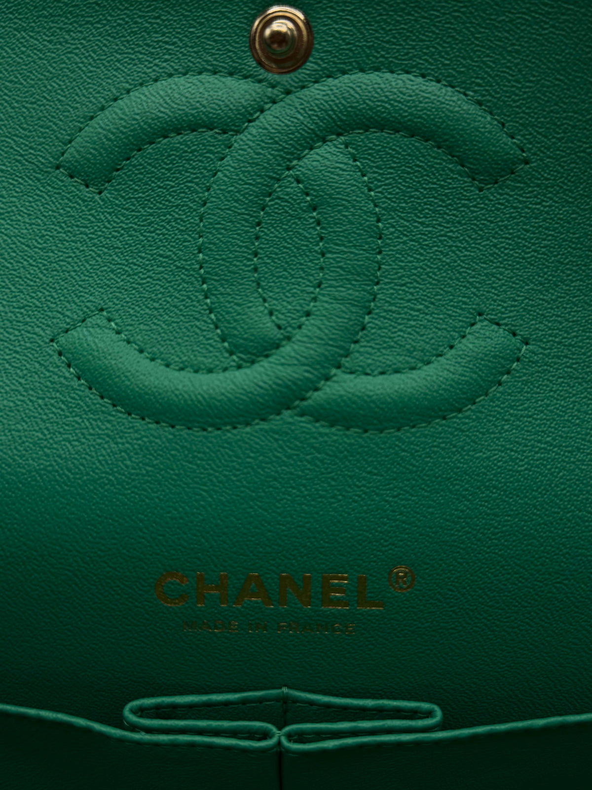 CHANEL | Timeless Double Flap Vivid Green
