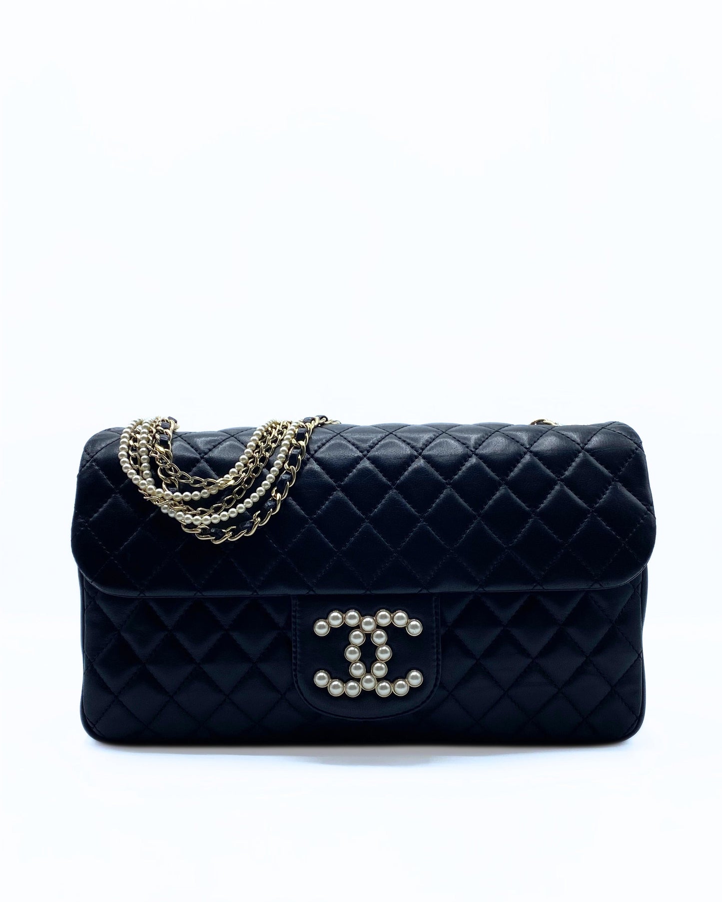 CHANEL | Westminster Pearl Chain Flap